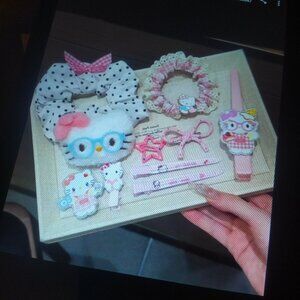 Hello Kitty Hair Accessories Set X10